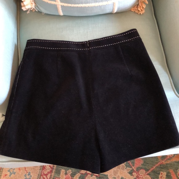 Black velvet skort - Picture 2 of 4